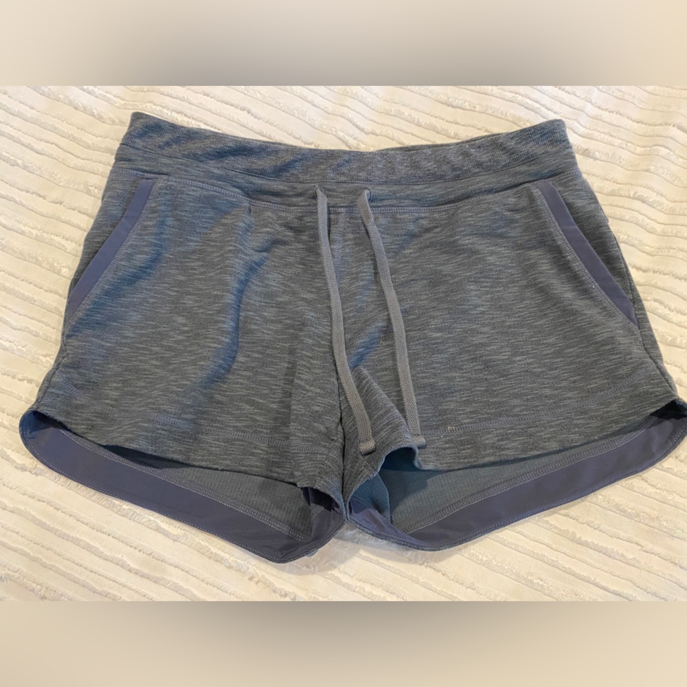 Grey cotton Athleta shorts. Soft cotton.